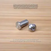 Benchmade 908 Axis Stryker 2 peice Custom Ti Titanium Pivot Screw Set - RAW