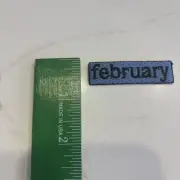 February Iron On/ Sew On Patch