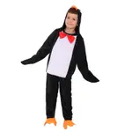 兒童黑企鵝造型連身衣萬聖節小企鵝COSPLAY舞臺服角色扮演服裝