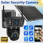 9MP Solar Security Camera Battery Powered Outdoor Wireless WiFi CCTV PTZ Camera