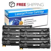 6 Pack CF283A 83A Black Toner Cartridge for HP Laserjet M125nw M127fn M127fw MFP