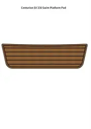 Centurion SV 230 Swim Platform Step Pad Boat EVA Foam Teak Floor Mat Flooring