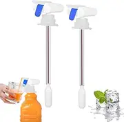 2 Pack Automatic Drink Dispenser,Milk Dispenser,Drink Dispenser for Fridge,Electric Tap,Can Prevent Milk and Beer from Overflowing,Suitable for Outdoor and Home Kitchens