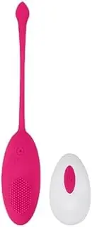 Strong shock and silent 10 modes strong bullet stick portable soft silicone ball close-fitting bullet massage stick female pleasure electric waterproof bullet set (pink)