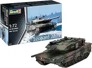 Revell 03355 Leopard 2A7V Tank 1:72 Scale Unbuilt/Unpainted Plastic Model Kit, Molded Colour