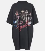 [Balenciaga] Balenciaga Pigalle oversized printed T-shirt AU 12 black