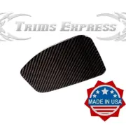 FIT:2004-2010 NISSAN XTERRA Carbon Fiber Black Flat Gas Cap Cover Stick-On (for: Nissan)