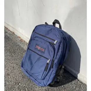 jansport big student 多隔層 34L大容量 電腦隔 深藍後背包