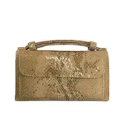 Sequin Snake Print Wrist Bag - Multifunctional Chain Wallet