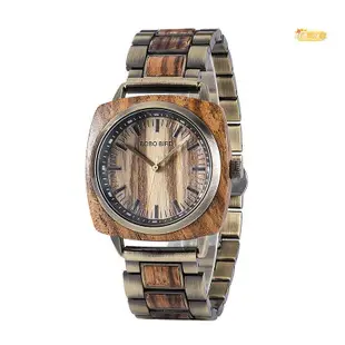 bobo bird木質手錶gt00506六邊形顯示文藝文玩復古手錶