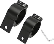 2.5in Tube clamp Mounting Bracket 2.5 inch LED Light Bar mounting Bracket Bull bar Nudge bar mounts clamp kit Adjustable for Off Road Vehicle SUV ATV Boat