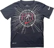[Nike] Little Boys Short Sleeve Tee (Anthracite(86E757-639)/Red, 4)