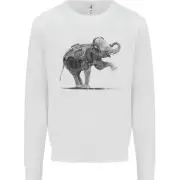 Dancing Musical Elephant Ghetto Blaster Kids Sweatshirt Jumper