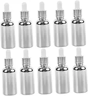 VICASKY 10Pcs Essential Oil Dropper Bottles with Finish Durable Perfume Containers for Decanting Oils and Serums for Cosmetic Storage and Travel