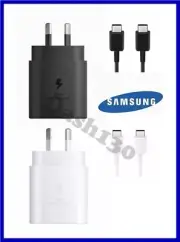 Original Samsung 25W SUPER FAST Wall Charger Galaxy S23, S22, S21 NOTE 20 ULTRA