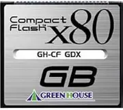 GH-CF6GDX 6GB 80X High Speed Compact Flash