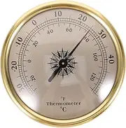 PartyKindom Stylish Wall Thermometer Compact Temperature Monitor Durable for Home Nursery Garden Weather Forecasting