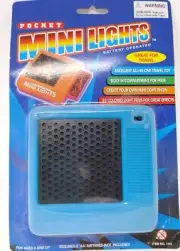 Vintage Pocket Mini Lights Travel Lite Brite Glow Color Peg Drawer 90s Kids Toy