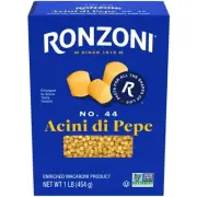Ronzoni Acini Di Pepe Macaroni NON GMO, 16 Ounce