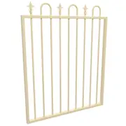 ProtectorAl 975 x 1200mm Primrose Aluminium Loop And Spear Top Pool Gate