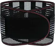 Breathable Women Weight Lifting Belt for Lower Back Support Durable Fitness Back Brace with Sweat Absorption for Training Running and Exercise for Activities Black