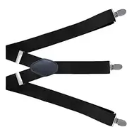 [Lmyit] Adjustable Elastic Suspenders | Adjustable Y-Shaped Hide Suspenders | Moderate Width Heavy Duty Suspenders for Formal Occasions, Business Meetings, Casual Occasions
