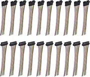 uxcell Male to Female 10Pin Breadboard Jumper Wire 2.54mm Pitch Ribbon Cable 30cm Long Electronics Breadboard Ribbon Cables for Breadboard Electronic Projects Pack of 10