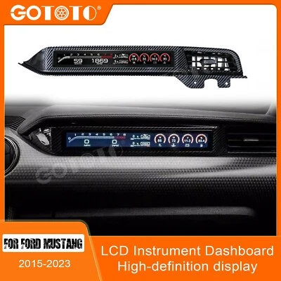 Co-pilot LCD Digital Cluster Speedometer Instrument for Ford Mustang 2015-2023