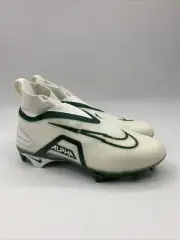 Nike Alpha Menace Elite 3 P White/Green Football Cleats DM1792-103 Men’s Size 10