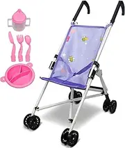 ANIVIA Doll's Pram Doll Buggy Toy Pram