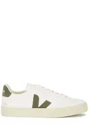 Veja Campo White Leather Sneakers, Sneakers, White, Grained Leather - White And Grey - 7 7