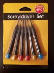 New. Never Used 6 PC Precision Screwdriver Tool Set