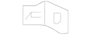 Genuine Nissan Aperture Panel Striker G6690-3WCAA (for: Nissan)
