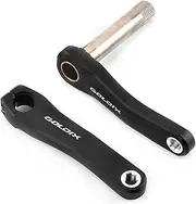 Bicycle Crankset, 110/127/140/150/155/165mm Bicycle Crank Arm for Children's Folding Bicycle GXP Bicycle Hollow Integrated Aluminum Alloy Bike Crank