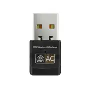 WiFi Wireless Dongle Adapter 2.4GHz 5GHz Dual Band 600Mbps USB