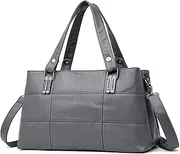 [Sacmill] Handbags for Ladies Top Handle Leather Shoulder Crossbody Bags Womens Tote Messenger Designer Purses