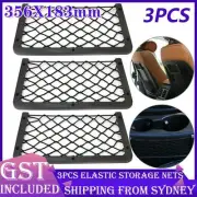 3PCS Large Storage Net Pocket Camper Van Caravan Organizer Holder Universal AUS