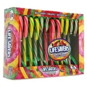 12 - Lifesavers Christmas Candy Canes (Wild Cherry Pineapple Watermelon)