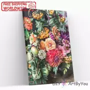 Paint By Numbers Kit Flower Nature Animal Wall Home Kids Beginner Canvas Oil Art