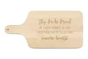 Creative Products They Broke Bread 17 x 8 Maple Paddle Cutting Board