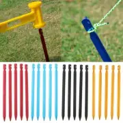 5pcs Heavy Duty Camping Tent Pegs Aluminium Alloy Steady Stakes Hook Nails with