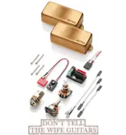 EMG Les Claypool Pachyderm LC PA Brushed Gold Active Set P Bass Set Pots & Wires