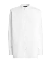 Dolce Gabbana Mandarin Collar Long Sleeved Shirt SHIRTS CM40,SHIRTS CM41 white