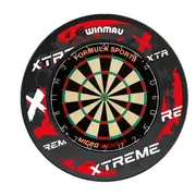 Formula Sports Micro Band 3 Dart Board And Winmau Xtreme Red Retro Dartboard Surround Set