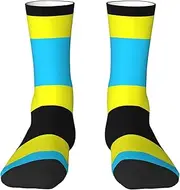 [JEJEA] Flag of the Sultanate of Burongan print Socks For Men and Women Men's Moisture Control Crew Socks Gifts For Golf, Hunting, Camping