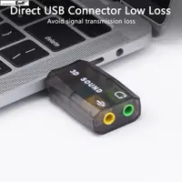 在飛比找蝦皮購物優惠-External USB Sound Card USB to