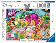 1000pc Ravensburger Disney Moments 1951 Alice Wonderland Family Jigsaw Puzzle