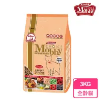 在飛比找momo購物網優惠-【Mobby 莫比】愛貓無穀配方 鵪鶉&鴨肉3公斤(貓糧、貓