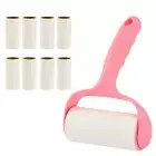 Lint Roller with 9 Rolls Refills Sticky Paper Tearable Adhesive Pet Hair Remover