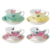 Miranda Kerr for Royal Albert Set of 4 Teacups & Saucers